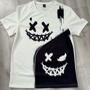 Black and white boys shirt